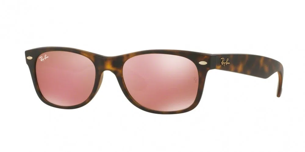 Ray Ban New Wayfarer 2132 Sunglasses - Medium - 55mm - Black - view 72